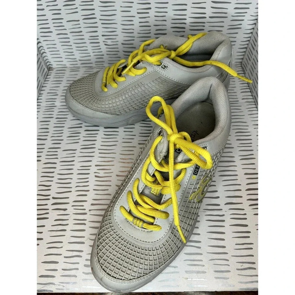 GDefy Gravity Defyer Comfort Light Gray Yellow  TB9011FGY-M Men’s  7.5 Women’s 9 - Picture 1 of 13